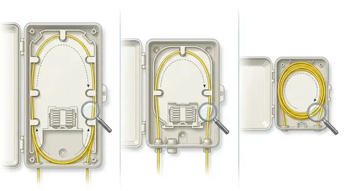Conceptual comparison of fiber bend tolerance Conceptual comparison of fiber bend tolerance